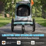 Dviračio priekaba-vežimėlis, sulankstoma, su 16 colių ratais – Paveikslėlis 5