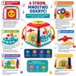 Edukacinė interaktyvi veiklos kaladėlė su muzika nuo 18 mėnesių – Paveikslėlis 3