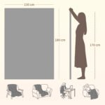 Elektrinė flanelinė antklodė 180x130 cm su 9 kaitinimo lygiais ir laikmačiu – Paveikslėlis 3