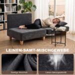 Fotelis-lova su 2 plaunamomis pagalvėmis ir šoninėmis kišenėmis – Paveikslėlis 7