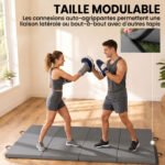 Gimnastikos kilimėlis sulankstomas su rankenomis, 180x80x5 cm – Paveikslėlis 6