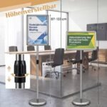Informaciniai stendai A3 formato reguliuojamo aukščio su pasukamu rėmu (2 vnt.) (Sidabrinė) – Paveikslėlis 3