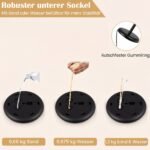 Informacinis stendas A4 reguliuojamo aukščio su pasukamu rėmeliu (Juoda) – Paveikslėlis 5