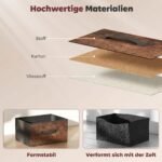 Komoda su 8 medžiaginiais stalčiais ir metaliniu rėmu – Paveikslėlis 6