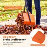 Lapų rinktuvas ergonomiškas su ilgu kotu (Oranžinė) – Paveikslėlis 4