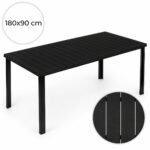 Lauko stalas 180x90 cm su HDPE stalviršiu 6-8 asmenims