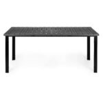 Lauko stalas 8 asmenims, 180x90 cm, su patvariu pilku stalviršiu – Paveikslėlis 6