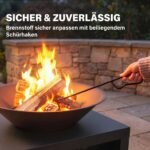 Lauko ugniakuras su malkine ir žarstekliu 59 cm skersmens – Paveikslėlis 7