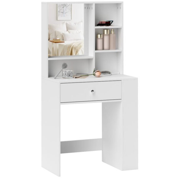 Makiažo staliukas su veidrodžiu