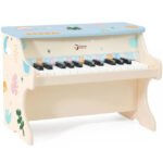 Medinis muzikinis pianinas vaikams su natų knygele – Paveikslėlis 6