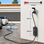 Mobilusis elektromobilio įkroviklis 11 kW, 8 m, reguliuojama galia ir atidėtas startas – Paveikslėlis 3