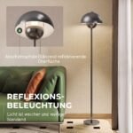 Pastatomas šviestuvas su apvaliu gaubtu ir kojiniu jungikliu – Paveikslėlis 5