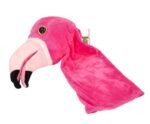 Pliušinė lėlė ant rankos vaidmenų žaidimams Flamingas – Paveikslėlis 2