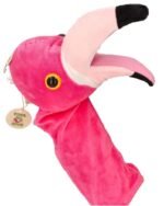 Pliušinė lėlė ant rankos vaidmenų žaidimams Flamingas – Paveikslėlis 5