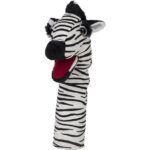 Rankinė lėlė zebra pliušinė