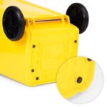 Rūšiavimo konteinerių komplektas 4x240L, HDPE plastiko, su guminiais ratukais – Paveikslėlis 9