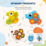 Sensoriniai suktukai gyvūnėliai su siurbtukais stalui ir voniai – Paveikslėlis 6