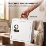 Sieninė nerūdijančio plieno vaistinėlė su skaitmeniniu užraktu – Paveikslėlis 7