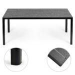 Sodo stalas 180x90 cm su patvariu HDPE stalviršiu, talpinantis 6–8 asmenis – Paveikslėlis 7