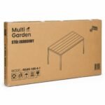Sodo stalas 180x90 cm su patvariu HDPE stalviršiu, talpinantis 6–8 asmenis – Paveikslėlis 9