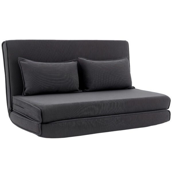 Sofa-lova grindims iš kordo audinio su reguliuojama nugaros atrama