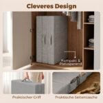 Sulankstomas 15 cm storio čiužinys su gelio putomis, skalbiamu užvalkalu ir kišene – Paveikslėlis 7