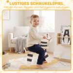 Supamasis arkliukas su atlošu ir rankenomis vaikams nuo 1 iki 3 metų – Paveikslėlis 6