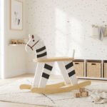 Supamasis arkliukas su atlošu ir rankenomis vaikams nuo 1 iki 3 metų – Paveikslėlis 8