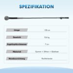 Svorinis golfo treniruoklis 120 cm (Pilka) – Paveikslėlis 2