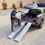 Užvažiavimo rampa, metalinė, sulankstoma, 2 dalių rinkinys, su rankenomis, iki 400 kg – Paveikslėlis 9