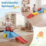 Vaikų kalnelis-čiuožykla išplečiama su automobiliuku (Įvairiaspalvė) – Paveikslėlis 3