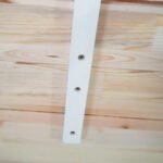 Valgomojo stalas kaimiško stiliaus pušinis 4 asmenims 120x75 cm – Paveikslėlis 8