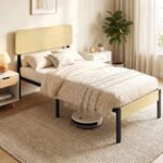 Vienvietė lova 90x200 cm su galvūgaliu ir daiktadėže – Paveikslėlis 8