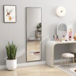 Viso ūgio veidrodis su stovu ir pakabinamas ant sienos 161,5 cm – Paveikslėlis 8