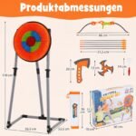 Žaidimų rinkinys universalus metimui ir šaudymui iš lanko 4-in-1 (Oranžinė) – Paveikslėlis 2