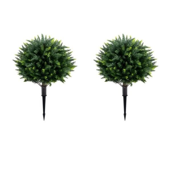 Dirbtinių kiparisų rinkinys 70 cm su kuoliukais (Žalia)