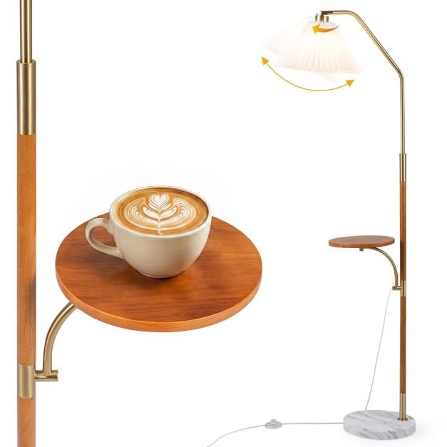 elegantiskas-pastatomas-sviestuvas-su-integruota-lentyna-ir-reguliuojamu-gaubtu-auksine Elegantiškas pastatomas šviestuvas su integruota lentyna ir reguliuojamu gaubtu (Auksinė)