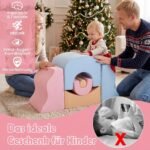6 dalių putplasčio kaladėlių rinkinys aktyviems vaikų žaidimams (Įvairiaspalvis) – Paveikslėlis 4