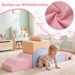 6 dalių putplasčio kaladėlių rinkinys aktyviems vaikų žaidimams (Įvairiaspalvis) – Paveikslėlis 5