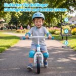 Balansinis dviratukas itin lengvas su reguliuojamu vairu ir sėdyne (Mėlyna) – Paveikslėlis 5