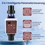 Baseino druskos elektrolizės generatorius su savaiminio valymo funkcija (Juoda) – Paveikslėlis 2