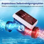 Baseino druskos elektrolizės generatorius su savaiminio valymo funkcija (Juoda) – Paveikslėlis 3