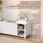 Batų suoliukas su atverčiama sėdyne ir reguliuojama lentyna – Paveikslėlis 4