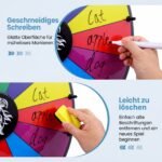 Daugiafunkcinis Laimės ratas su trinama akrilo danga (Įvairiaspalvis) – Paveikslėlis 5
