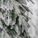 Dirbtinė Kalėdų eglė 180 cm, apsnigta, siaura, tanki ir lengvai surenkama – Paveikslėlis 8