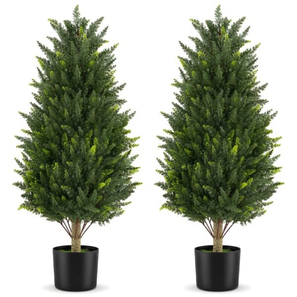 Dirbtinis Kiparisas 92 cm aukščio atsparus oro sąlygoms (Žalia)