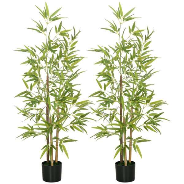 Dirbtinis bambukas 120 cm aukščio su 3 kamienais
