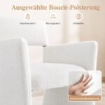Dviejų minkštų krėslų rinkinys su kvėpuojančiu gobelenu (Balta) – Paveikslėlis 5