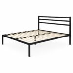 Dvigulė metalinė lova 190x200 cm su medinėmis grotelėmis ir galvūgaliu – Paveikslėlis 7