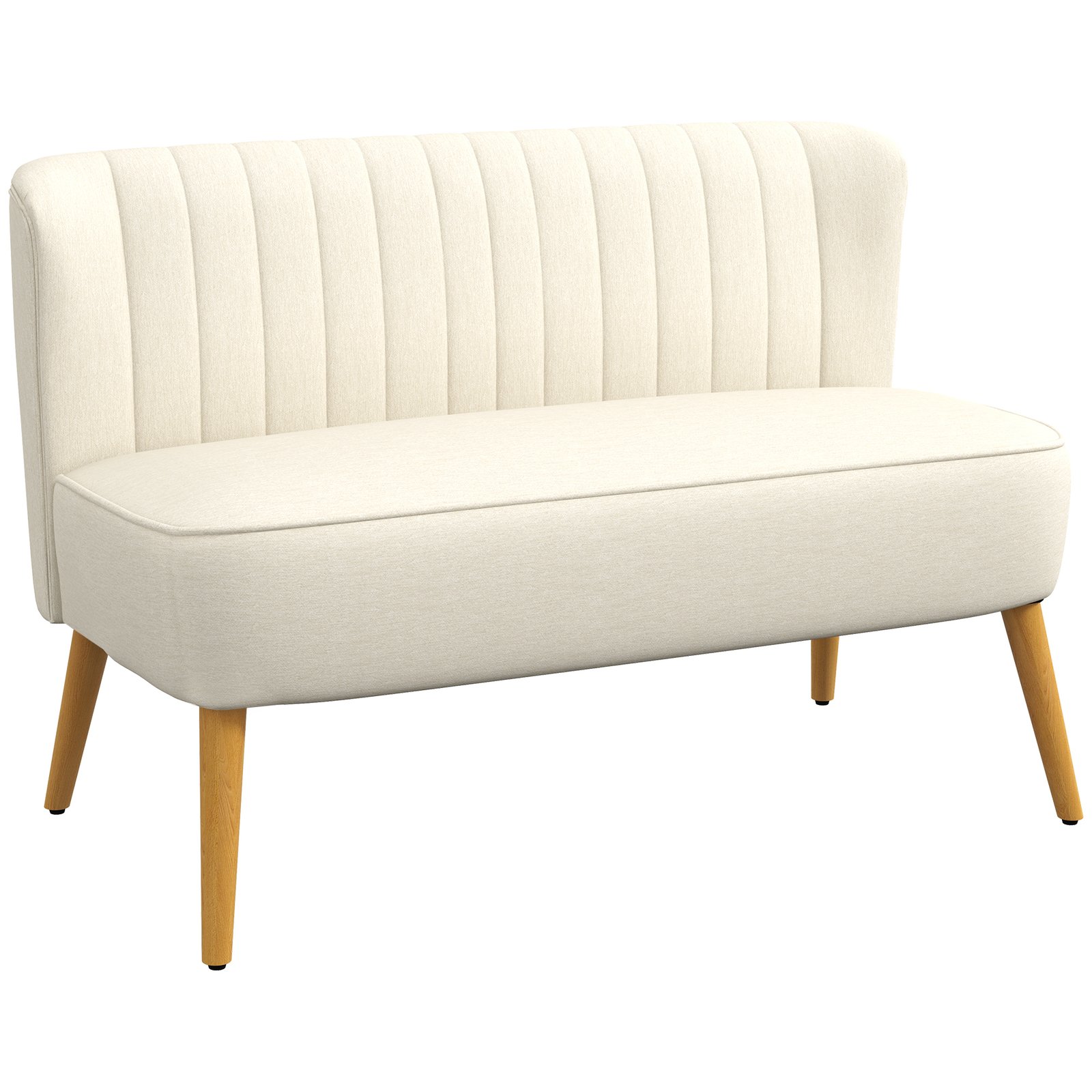 Dvivietė kompaktiška sofa su minkšta sėdyne ir lengvai prižiūrimu audiniu Dvivietė kompaktiška sofa su minkšta sėdyne ir lengvai prižiūrimu audiniu
